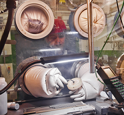 Design nuclear glove boxes and shielded cells